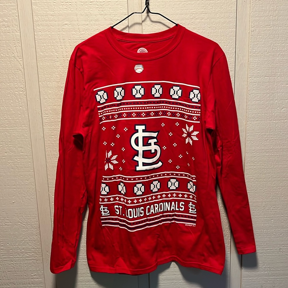 New St Louis Cardinals Ugly Christmas Sweater Long Sleeve Shirt